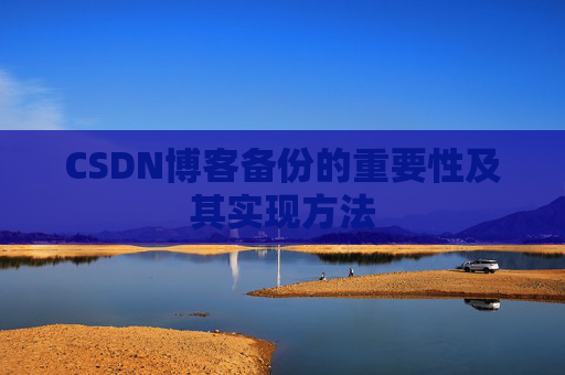 CSDN博客备份的重要性及其实现方法